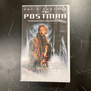 Postman - tulevaisuuden sanansaattaja VHS (VG+/VG+) -seikkailu/sci-fi-